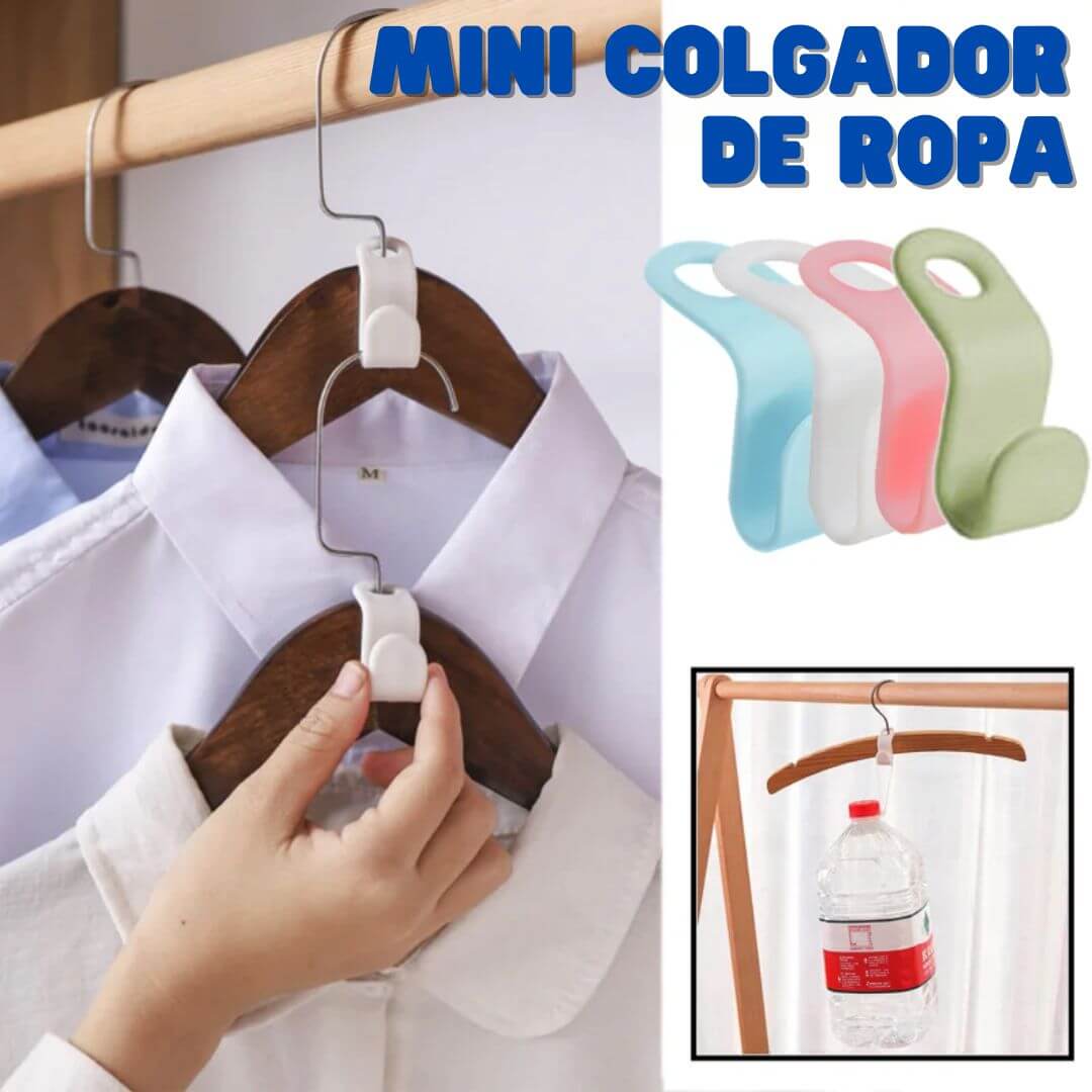 😲MINI COLGADOR DE ROPA AHORRA ESPACIO👕