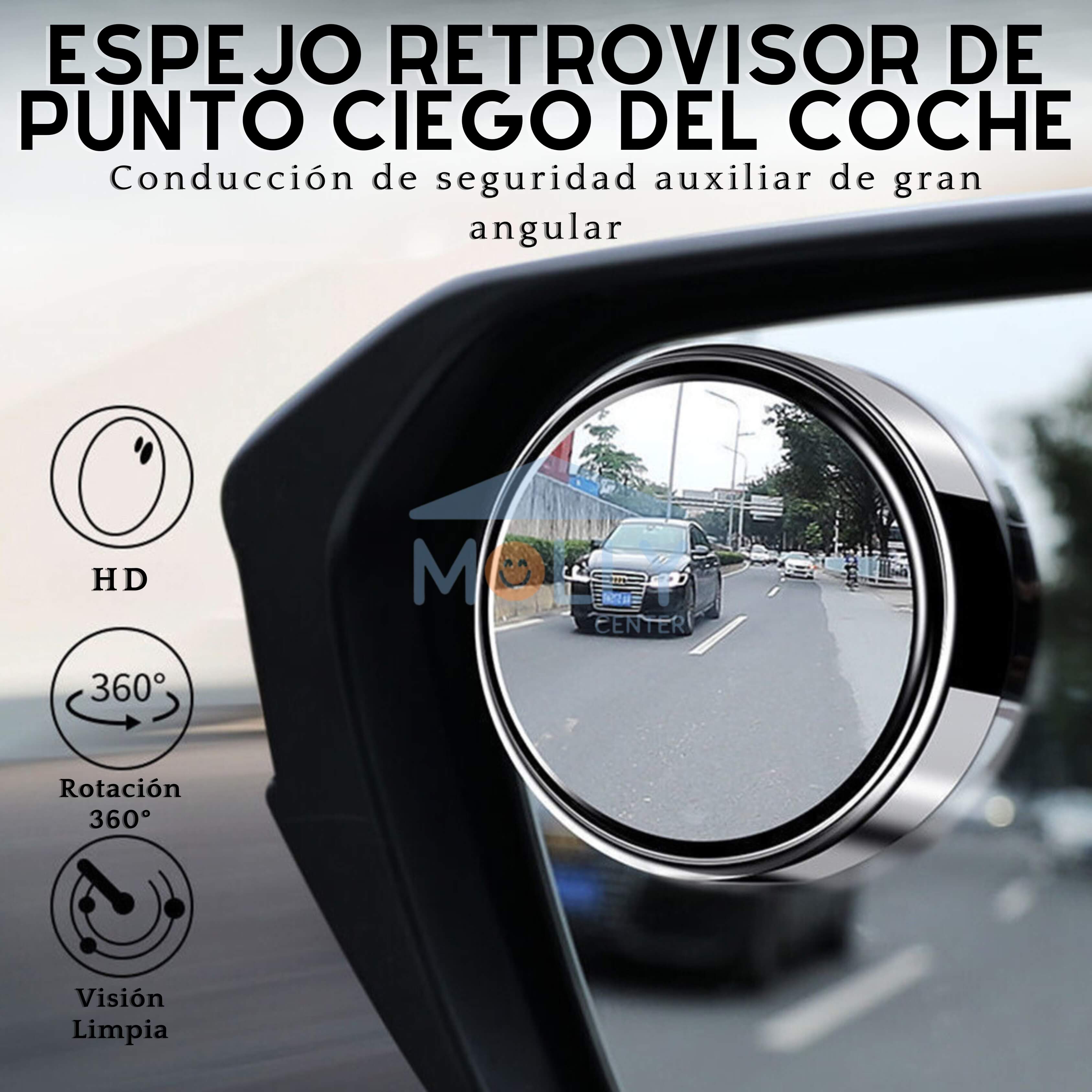  MERTNK Espejos de punto ciego de 31.5 in, espejo de garaje de  carretera de plástico inastillable que extiende tu campo de visión para  aumentar la seguridad : Industrial y Científico