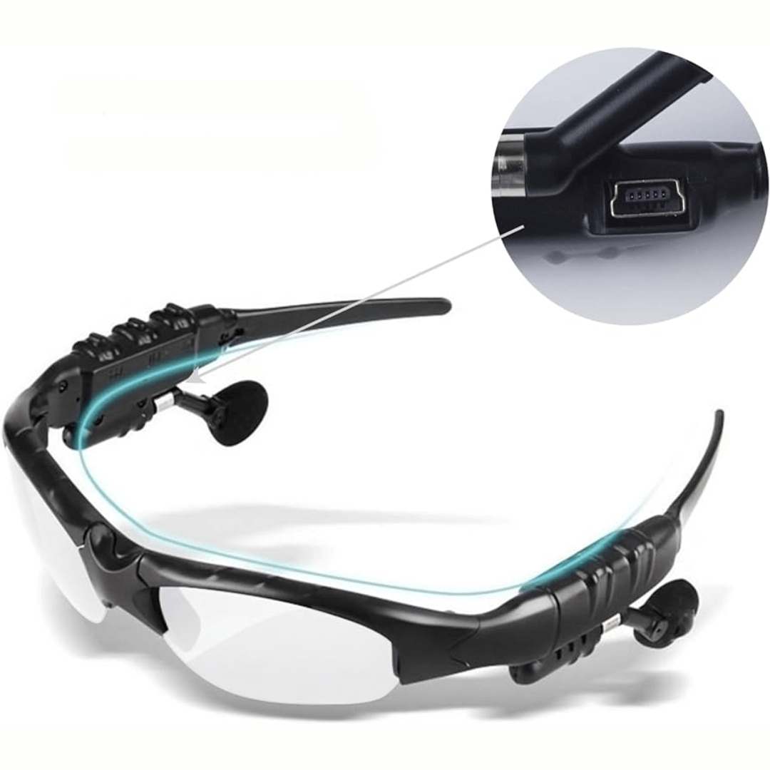 😲LENTES CON AUDÍFONOS BLUETOOTH🕶️